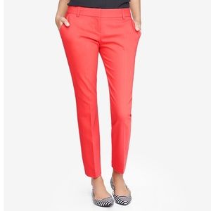 Express Women’s Colomnist Ankle Pant in Red, Size 10R (NWT)